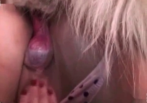 Incredibly hot animal fucking for this sexy and kinky woman